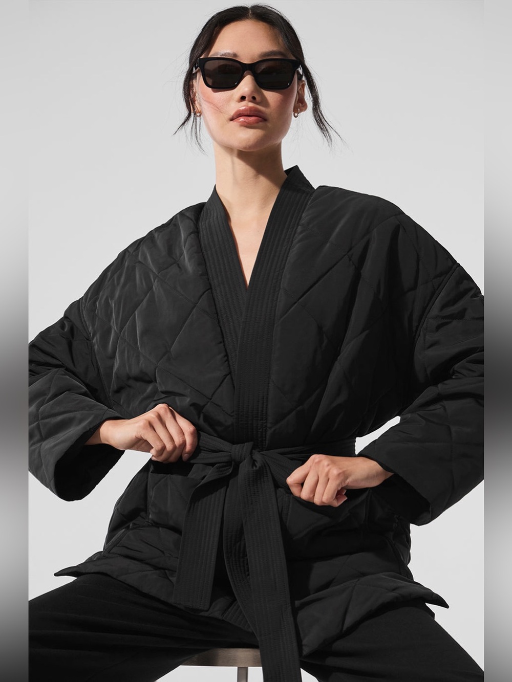 ALO Yoga Urbanite Wrap Puffer Jacket Size Medium